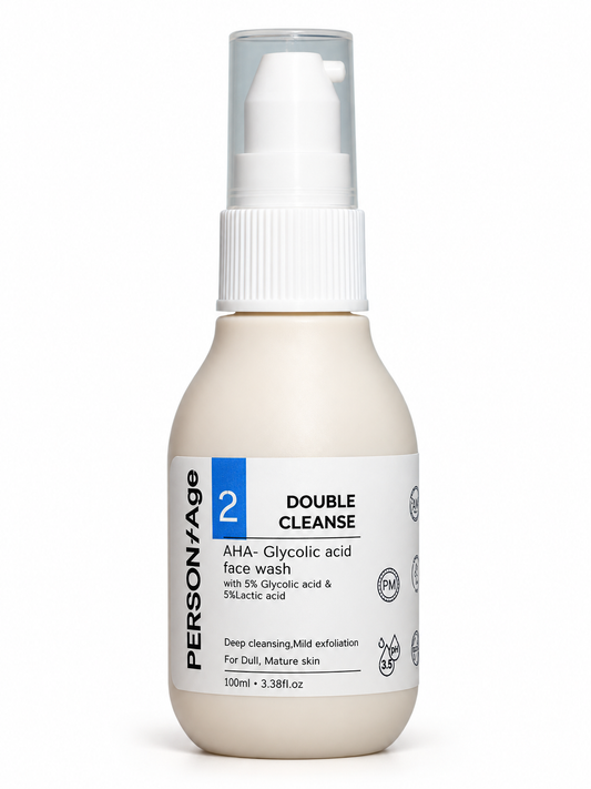 AHA Exfoliating Face Wash - Deep Cleansing with Mild Exfoliation (100ml)
