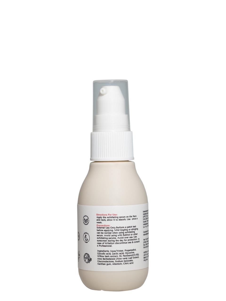 Persontage RESURFACE AHA - Skin Liquid Exfoliant - White spray bottle with a pump on a white background
