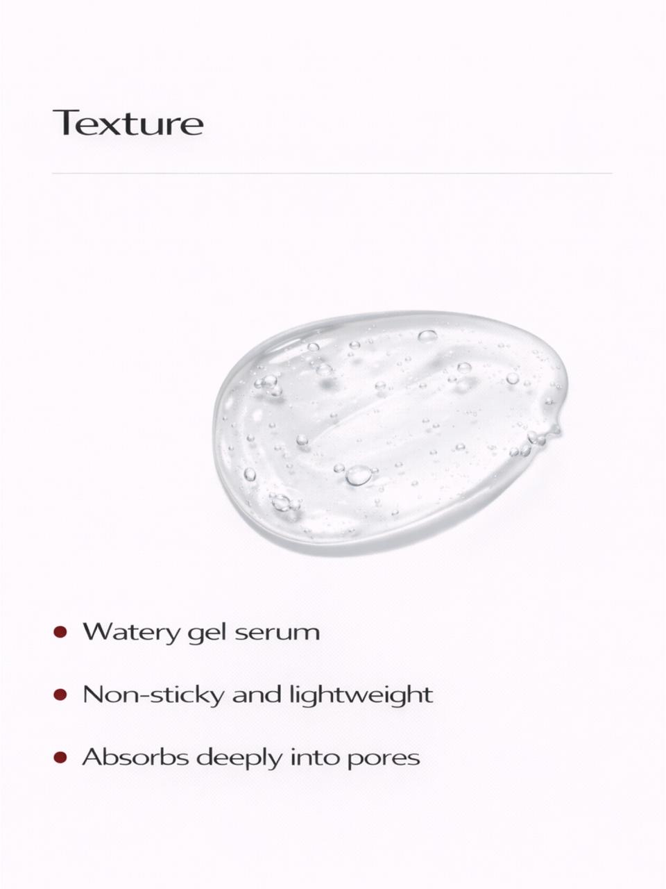 Persontage CLARIFYING Salicylic Acid Serum, Watery gel serum droplet with text on a white background
