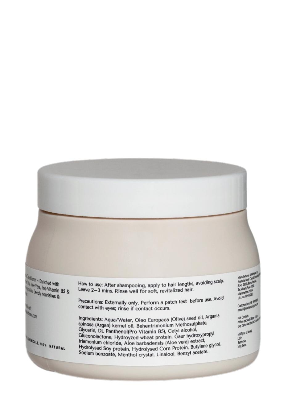 Persontage COLOUR RESCUE Conditioner Jar of hair product with a white lid on a white background