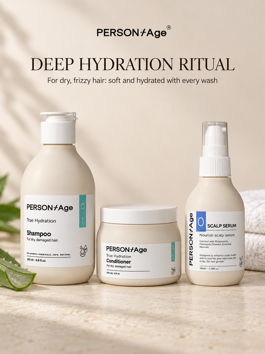 DEEP HYDRATION RITUAL Kit for dry hair.