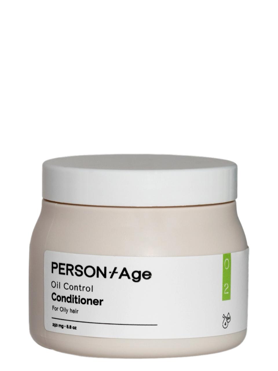 PersontAge Oil Control Conditioner jar on a white background