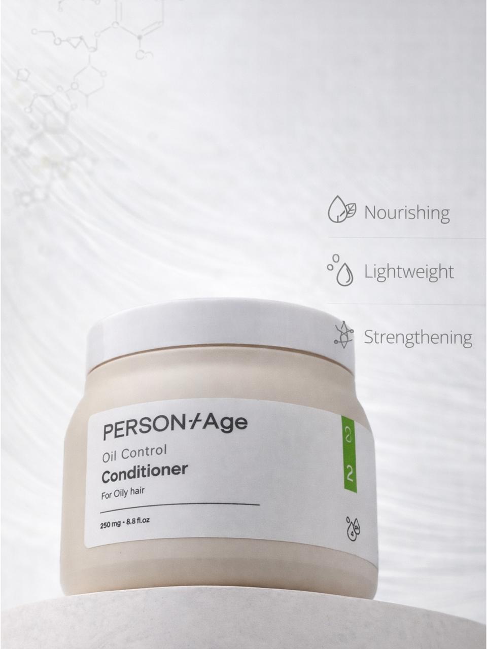 PersontAge Oil Control Conditioner jar on a white background
