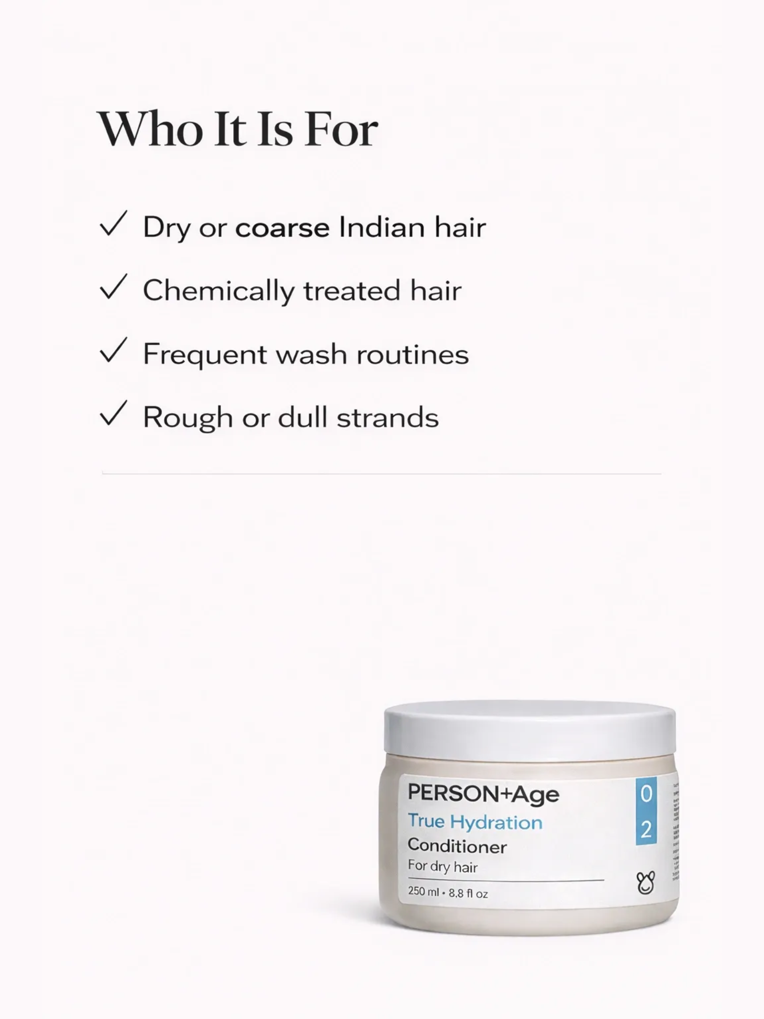 Persontage TRUE HYDRATION Conditioner how can use 